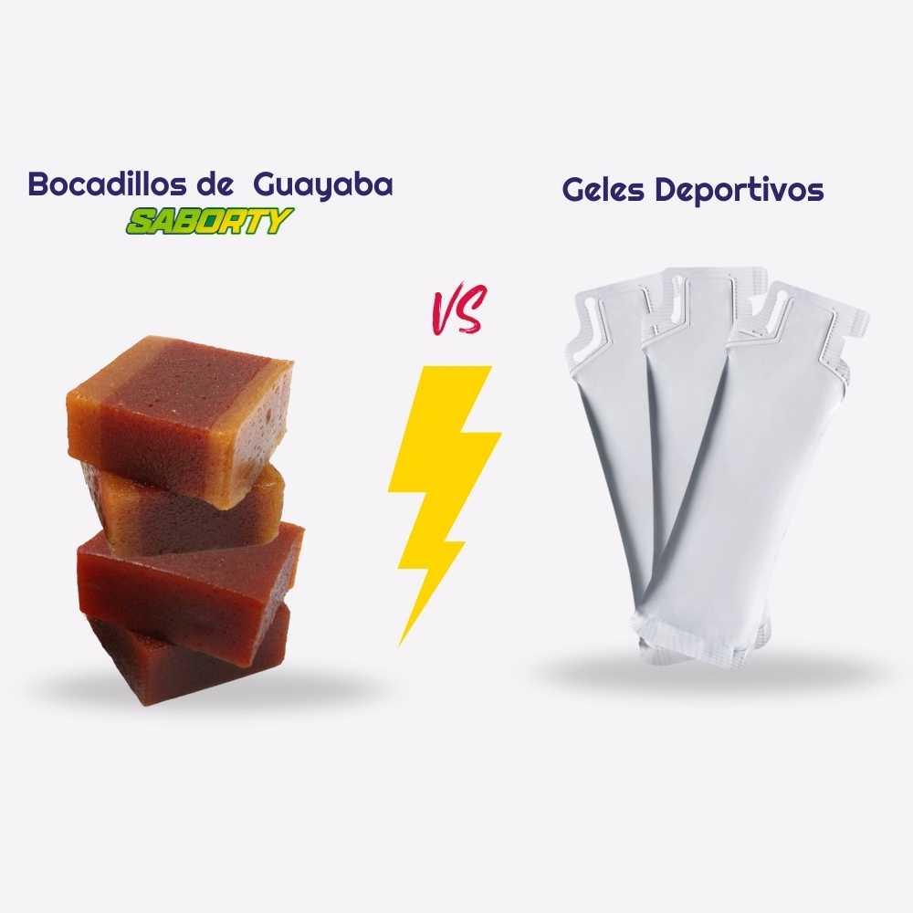 ¿Por Qué Elegir Bocadillos de Guayaba en Lugar de Geles Deportivos? - Saborty