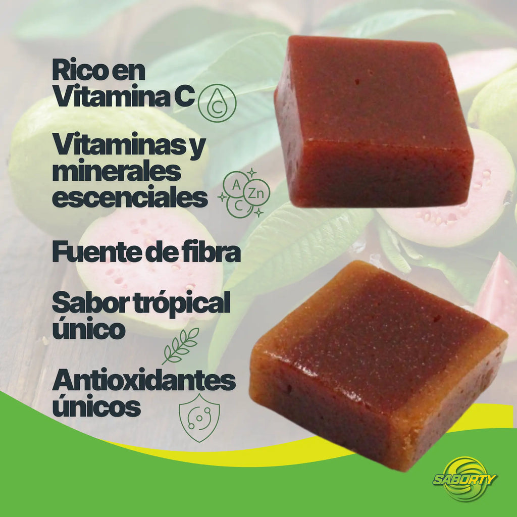 Bocadillo de Guayaba Saborty – Energía Natural para tu Próximo Desafío