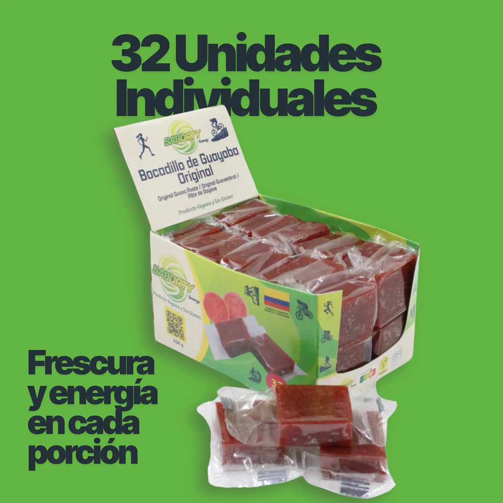 Bocadillo de Guayaba Saborty – Energía Natural para tu Próximo Desafío