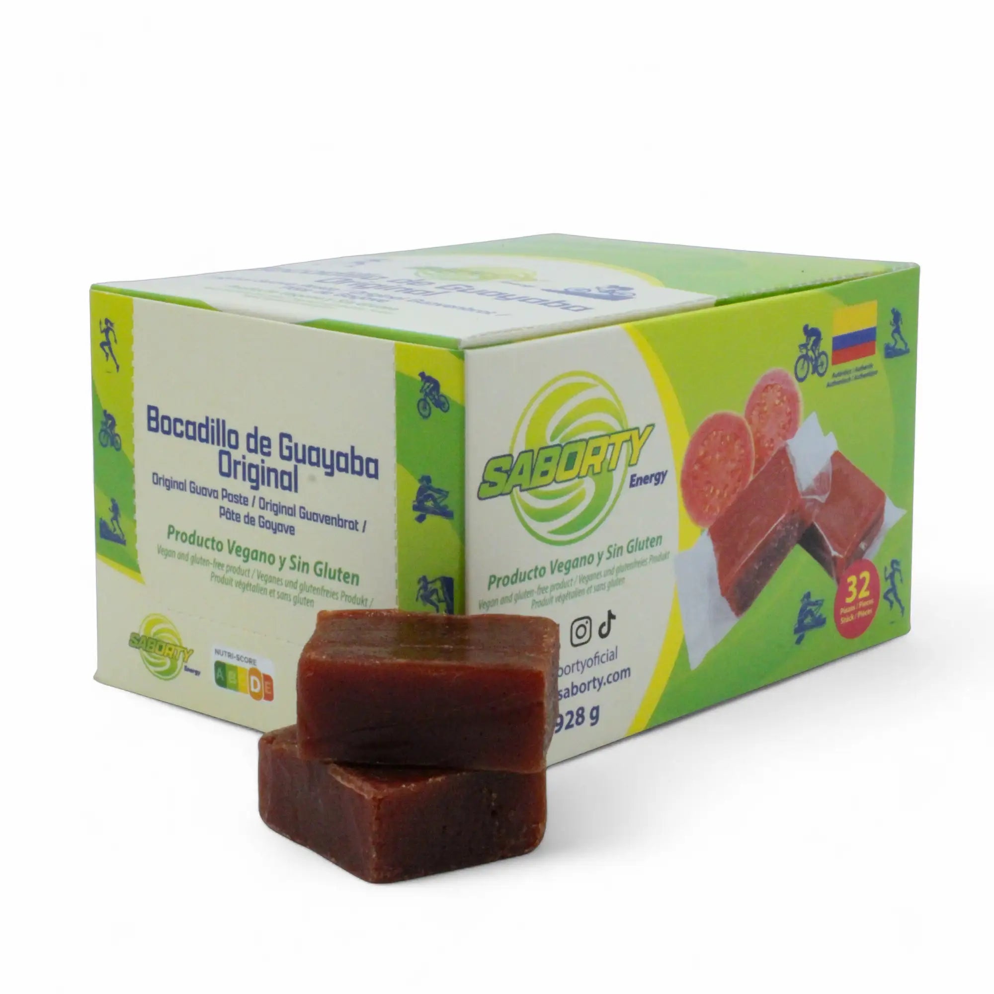 Bocadillo de Guayaba Saborty – Energía Natural para tu Próximo Desafío