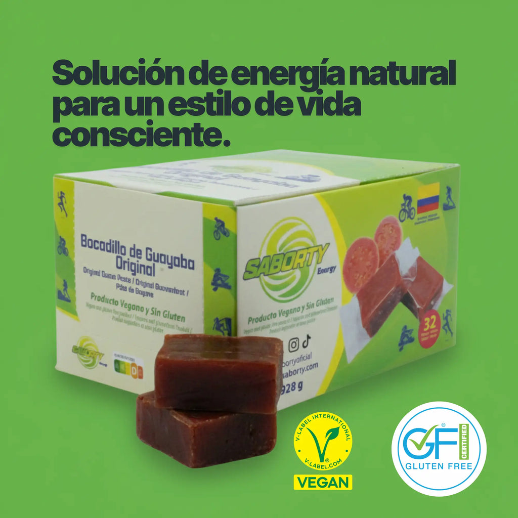Bocadillo de Guayaba Saborty – Energía Natural para tu Próximo Desafío