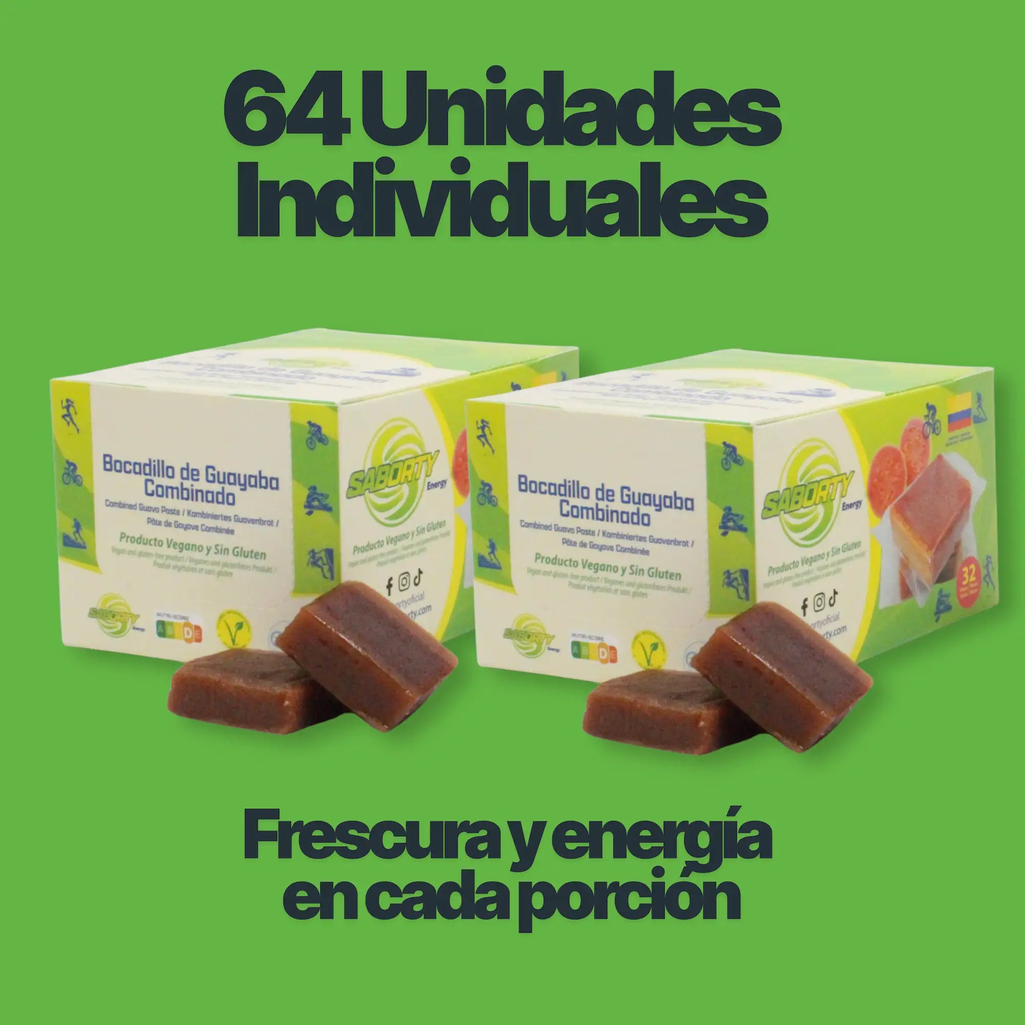 Bocadillo de Guayaba Saborty – Energía Natural para tu Próximo Desafío