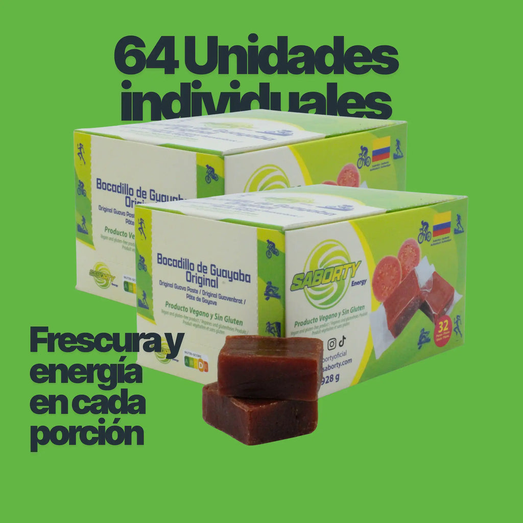 Bocadillo de Guayaba Saborty – Energía Natural para tu Próximo Desafío