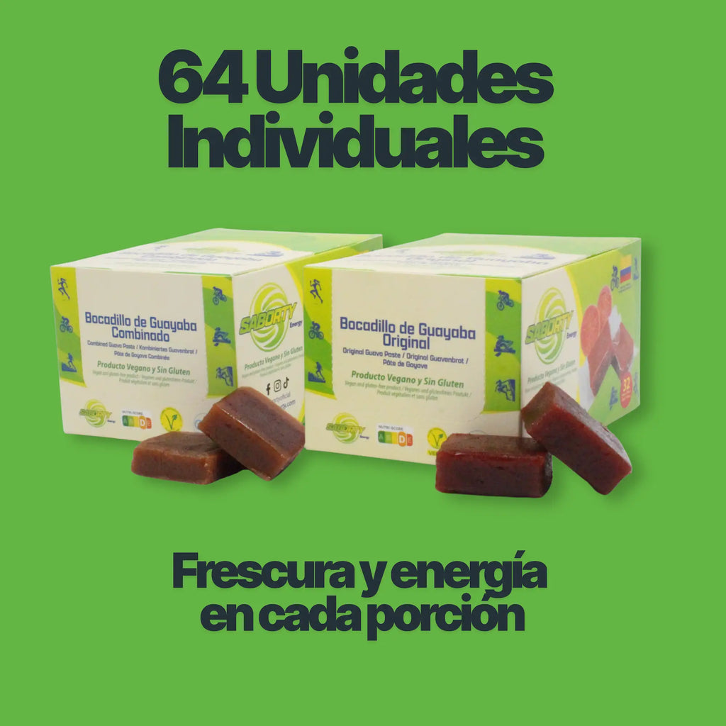 Bocadillo de Guayaba Saborty – Energía Natural para tu Próximo Desafío