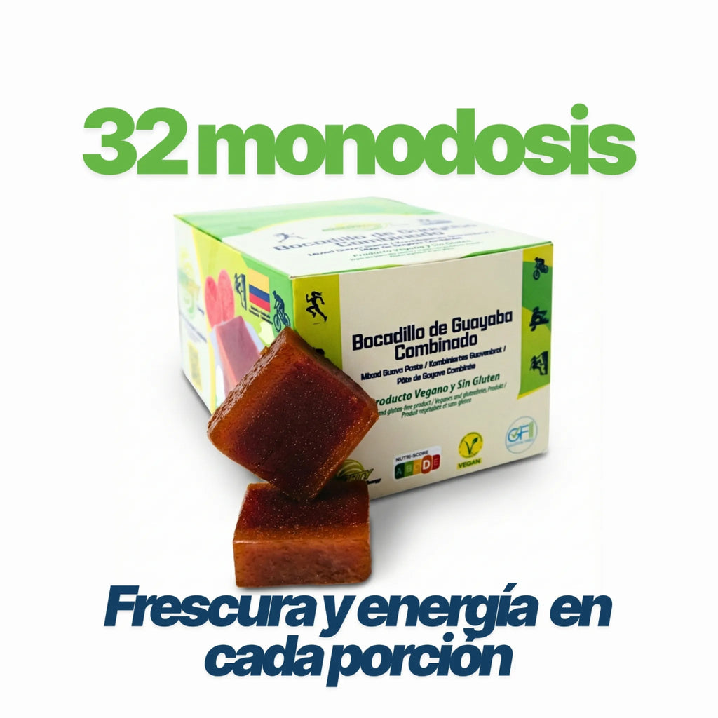 Caja Bocadillo de Guayaba Energy (32 uds / Packs Ahorro) - Saborty