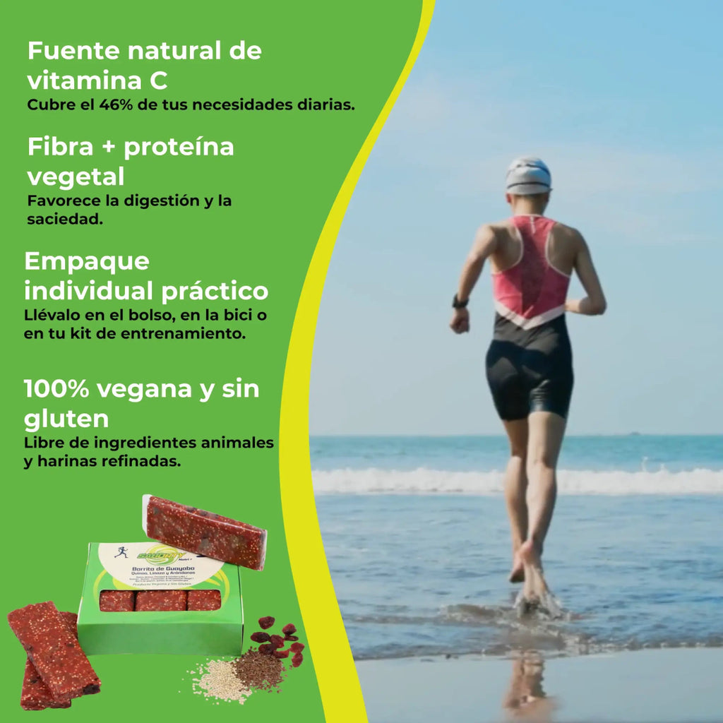 Saborty Nutri+ – Bocadillo de Guayaba con Arándanos, Quinoa y Linaza - Saborty